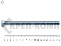 Болт полная резьба, цинк DIN933 12х180 пр.5,8 (170шт)