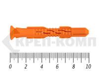 Дюбель рамный без шурупа 12х 100 ПОТАЙ полипропилен под м8 (50 шт) 