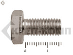 Болты с полной резьбой, нержавеющие DIN933 А2 10х 16 "МОСКРЕП" (100 шт) – фото