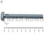 Болт полная резьба, цинк DIN933 8х 90 пр.5,8 (25кг/760) – фото