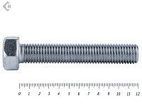 Болт полная резьба, цинк DIN933 10х120 пр.5,8 (25кг/353)